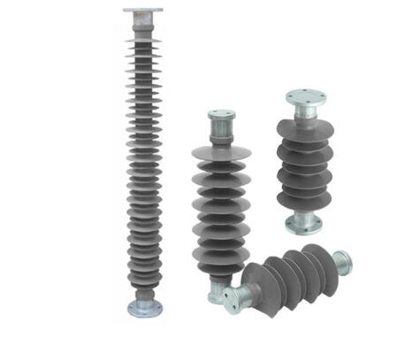 10kN High Voltage Insulator 110kV 220kV HV Insulator With Glass Fiber Reinforced Resin Core