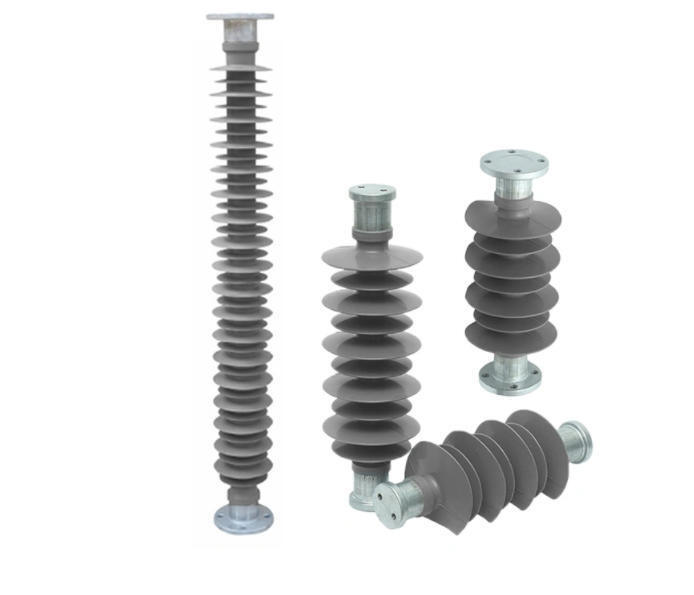 High Voltage Insulator with Reinforced Core and Steel Fittings