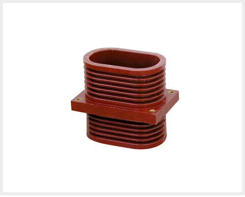 12kV Switchgear Accessories Epoxy Resin Through Wall Bushing For High Voltage Panel Cells